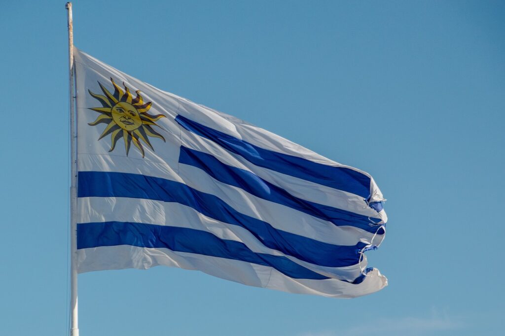 Bandeira do Uruguai. Foto Pixabay